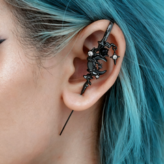 Dark Lunar Earrings